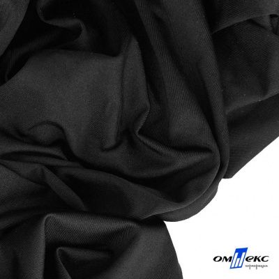 Бифлекс "ОмТекс", 200г/м2, 150см, цв.-черный (Black), блестящий - купить в Керчи. Цена 1 487.87 руб.