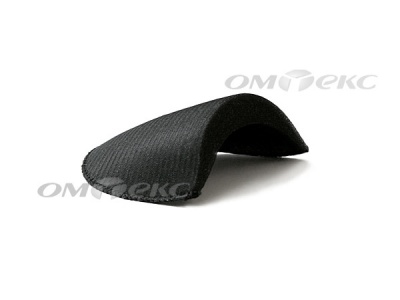 Плечевые накладки OВТ-10, обшитые, цвет чёрный - купить в Керчи. Цена: 17.64 руб.