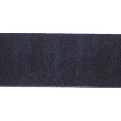 Лента бархатная нейлон, шир.25 мм, (упак. 45,7м), цв.180-т.синий - купить в Керчи. Цена: 800.84 руб.