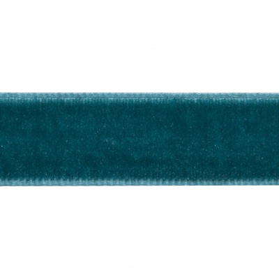 Лента бархатная нейлон, шир.12 мм, (упак. 45,7м), цв.65-изумруд - купить в Керчи. Цена: 392 руб.