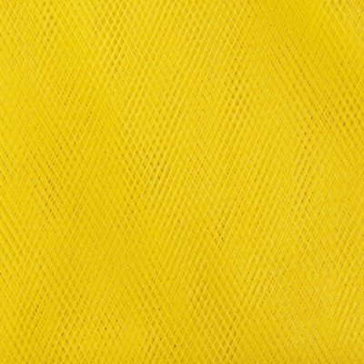 Фатин матовый 16-70, 12 гр/м2, шир.300см, цвет жёлтый - купить в Керчи. Цена 112.70 руб.