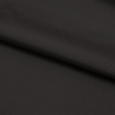 Курточная ткань Дюэл Middle (дюспо), WR PU Milky, Black/Чёрный 80г/м2, шир. 150 см - купить в Керчи. Цена 123.45 руб.