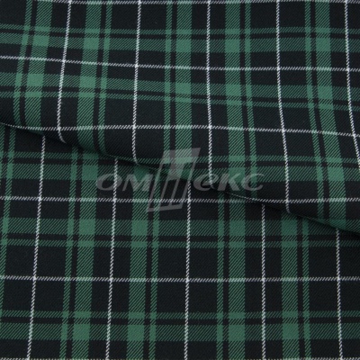 Ткань костюмная Клетка 25577, т.зеленый/зеленый./ч/бел, 230 г/м2, шир.150 см - купить в Керчи. Цена 539.74 руб.