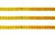 Пайетки "ОмТекс" на нитях, CREAM, 6 мм С / упак.73+/-1м, цв. 92 - золото - купить в Керчи. Цена: 484.77 руб.