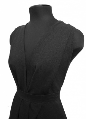 Ткань костюмная 25388 2007, 207 гр/м2, шир.150см, цвет серый - купить в Керчи. Цена 356.68 руб.