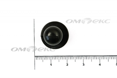 Пуговица поварская "Пукля", 10 мм, цвет чёрный - купить в Керчи. Цена: 2.03 руб.