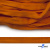 Шнур плетеный (плоский) d-12 мм, (уп.90+/-1м), 100% полиэстер, цв.267 - оранжевый - купить в Керчи. Цена: 8.62 руб.