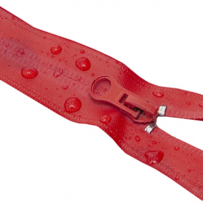 Молния водонепроницаемая PVC Т-7, 90 см, разъемная, цвет (820) красный - купить в Керчи. Цена: 61.18 руб.