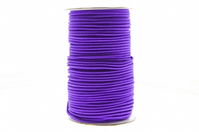 0370-1301-Шнур эластичный 3 мм, (уп.100+/-1м), цв.175- фиолет - купить в Керчи. Цена: 459.62 руб.