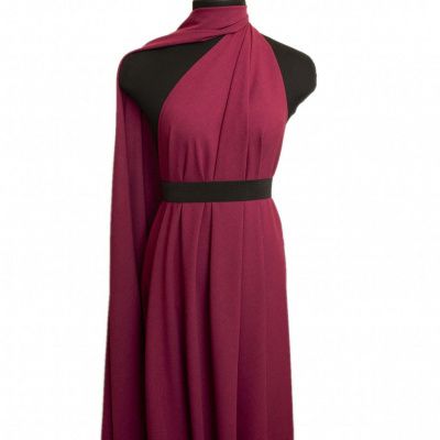 Ткань костюмная габардин "Меланж" 6151А, 172 гр/м2, шир.150см, цвет марсала - купить в Керчи. Цена 296.19 руб.