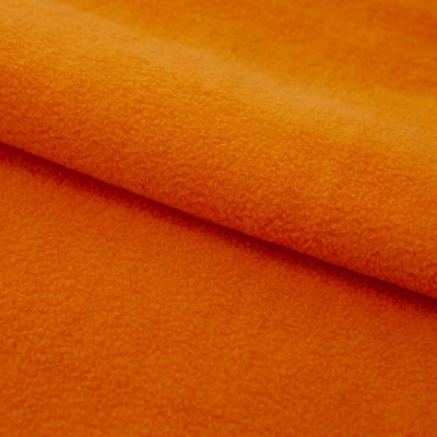 Флис DTY 16-1358, 250 г/м2, шир. 150 см, цвет оранжевый - купить в Керчи. Цена 640.46 руб.