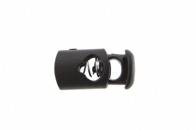 8021 Фиксатор пластиковый "Цилиндр", 20х10 мм, цвет чёрный - купить в Керчи. Цена: 1.29 руб.