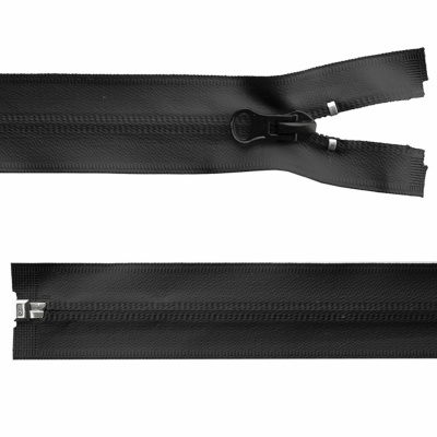 Молния водонепроницаемая PVC Т-7, 100 см, разъемная, цвет чёрный - купить в Керчи. Цена: 61.89 руб.