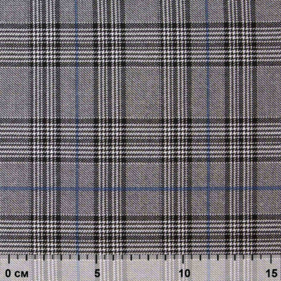 Ткань костюмная "Клер" 80% P, 16% R, 4% S, 200 г/м2, шир.150 см,#3 цв-серый/синий - купить в Керчи. Цена 412.02 руб.