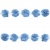 Тесьма плетеная "Рюш", упак. 9,14 м, цвет голубой - купить в Керчи. Цена: 45.87 руб.