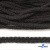 Шнур плетеный d-6 мм круглый, 70% хлопок 30% полиэстер, уп.90+/-1 м, цв.1078-черный - купить в Керчи. Цена: 588 руб.