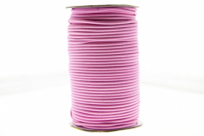 0370-1301-Шнур эластичный 3 мм, (уп.100+/-1м), цв.141- розовый - купить в Керчи. Цена: 459.62 руб.