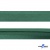 Косая бейка атласная "Омтекс" 15 мм х 132 м, цв. 056 темный зеленый - купить в Керчи. Цена: 225.81 руб.