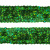 Тесьма с пайетками D4, шир. 20 мм/уп. 25+/-1 м, цвет зелёный - купить в Керчи. Цена: 778.19 руб.