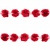 Тесьма плетеная "Рюш", упак. 9,14 м, цвет красный - купить в Керчи. Цена: 46.82 руб.