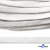 Шнур плетеный d-8 мм плоский, 70% хлопок 30% полиэстер, уп.85+/-1 м, цв.1018-белый - купить в Керчи. Цена: 735 руб.