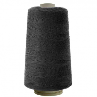 Швейные нитки (армированные) 28S/2, нам. 2 500 м, цвет чёрный - купить в Керчи. Цена: 139.91 руб.