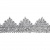 Тесьма металлизированная 0384-0240, шир. 40 мм/уп. 25+/-1 м, цвет серебро - купить в Керчи. Цена: 490.74 руб.