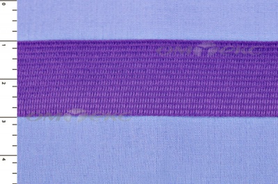 Окантовочная тесьма №0225, шир. 22 мм (в упак. 100 м), цвет фиолет - купить в Керчи. Цена: 271.60 руб.
