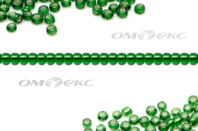Бисер (SL) 11/0 ( упак.100 гр) цв.27В - зелёный - купить в Керчи. Цена: 53.34 руб.
