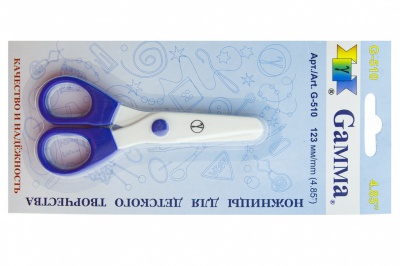 Ножницы G-510 детские 123 мм - купить в Керчи. Цена: 137.45 руб.