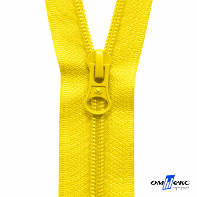 Спиральная молния Т5 131, 60 см, автомат, цвет жёлтый - купить в Керчи. Цена: 14.21 руб.