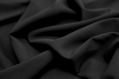 Костюмная ткань с вискозой "Флоренция", 195 гр/м2, шир.150см, цвет чёрный - купить в Керчи. Цена 502.24 руб.