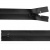Молния водонепроницаемая PVC Т-7, 20 см, неразъемная, цвет чёрный - купить в Керчи. Цена: 21.56 руб.