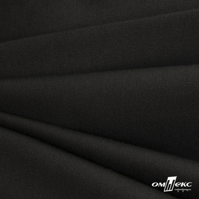 Костюмная ткань с вискозой "Диана", 260 гр/м2, шир.150см, цвет чёрный - купить в Керчи. Цена 434.07 руб.