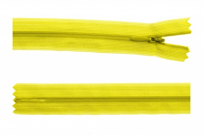 Молния потайная Т3 131, 20 см, капрон, цвет жёлтый - купить в Керчи. Цена: 5.12 руб.