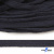 Шнур плетеный d-8 мм плоский, 70% хлопок 30% полиэстер, уп.85+/-1 м, цв.1010-т.синий - купить в Керчи. Цена: 735 руб.