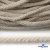 Шнур плетеный d-6 мм круглый, 70% хлопок 30% полиэстер, уп.90+/-1 м, цв.1077-лён - купить в Керчи. Цена: 588 руб.
