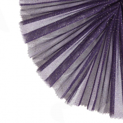 Сетка Глиттер, 24 г/м2, шир.145 см., пурпурный - купить в Керчи. Цена 117.24 руб.