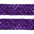 Тесьма с пайетками 12, шир. 35 мм/уп. 25+/-1 м, цвет фиолет - купить в Керчи. Цена: 1 308.30 руб.
