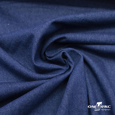 Ткань костюмная "Джинс", 315 г/м2, 100% хлопок, шир. 150 см,   Цв. 7/ Dark blue - купить в Керчи. Цена 588 руб.