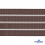 Репсовая лента 005, шир. 6 мм/уп. 50+/-1 м, цвет коричневый - купить в Керчи. Цена: 88.45 руб.