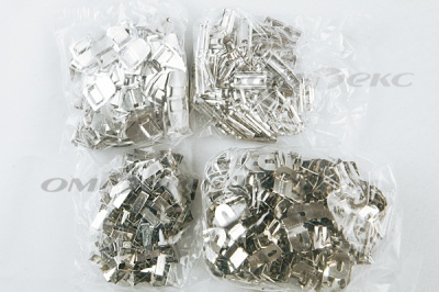 Крючки брючные 4 шипа "Стром" 144 шт. никель - купить в Керчи. Цена: 383.97 руб.