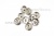Кнопки пришивные 30 мм никель - купить в Керчи. Цена: 18.68 руб.
