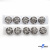 119-01 Кнопки пришивные декоративные металл 21 мм, цв.-никель - купить в Керчи. Цена: 21.54 руб.