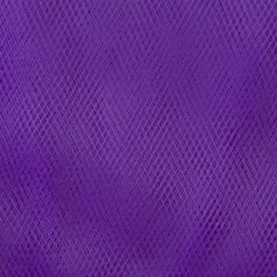 Фатин матовый 16-85, 12 гр/м2, шир.300см, цвет фиолетовый - купить в Керчи. Цена 96.31 руб.