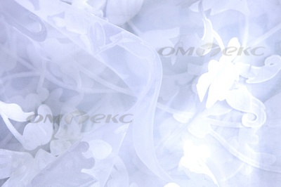 Органза деворэ 6031 (280см) С01 белый - купить в Керчи. Цена 595.43 руб.