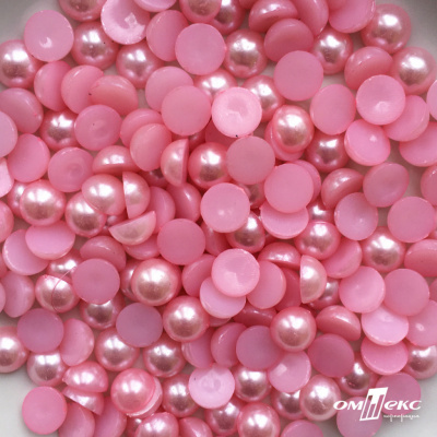 0404-5146В-Полубусины пластиковые круглые "ОмТекс", 10 мм, (уп.50гр=175+/-3шт), цв.101-св.розовый - купить в Керчи. Цена: 64.11 руб.