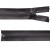 Молния водонепроницаемая PVC Т-7, 60 см, разъемная, цвет (301) т.серый - купить в Керчи. Цена: 49.39 руб.