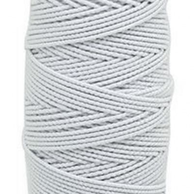 Нитка - резинка Спандекс 25 м (уп-10шт)-белые - купить в Керчи. Цена: 35.65 руб.