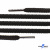 Шнурки #106-09, круглые 130 см, цв.чёрный - купить в Керчи. Цена: 21.92 руб.